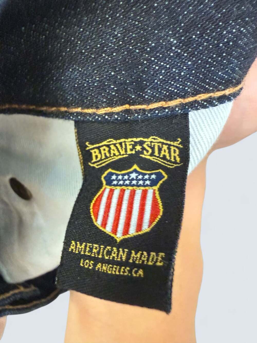 Brave Star Selvedge Denim Jeans Size 34 Indigo Raw Skinny - Picture 10 of 10